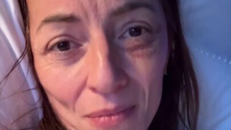 Davina McCall gets emotional as she thanks fans for "support" after undergoing brain surgery. 