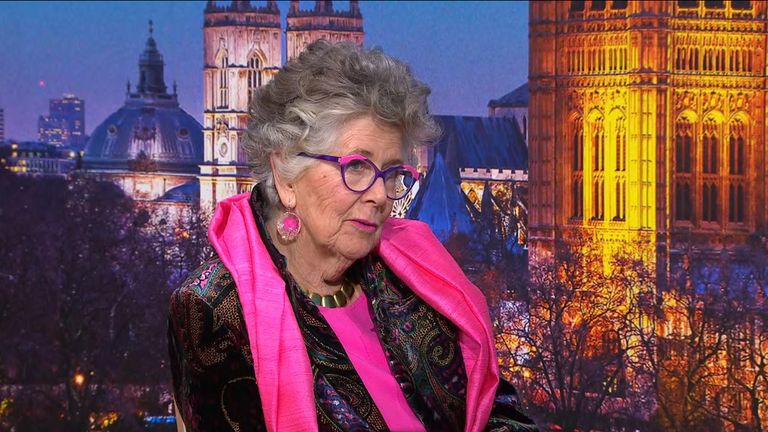 Prue Leith is best known as a judge on the hit show Great British Bake Off.