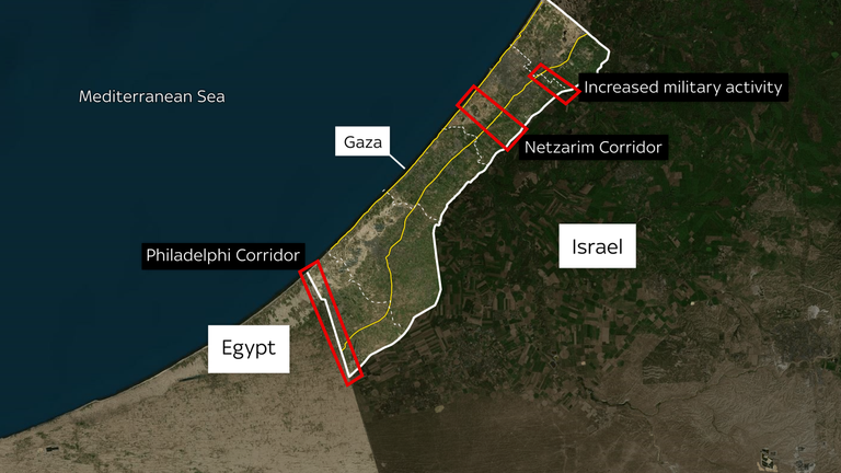 D&F map for North Gaza story