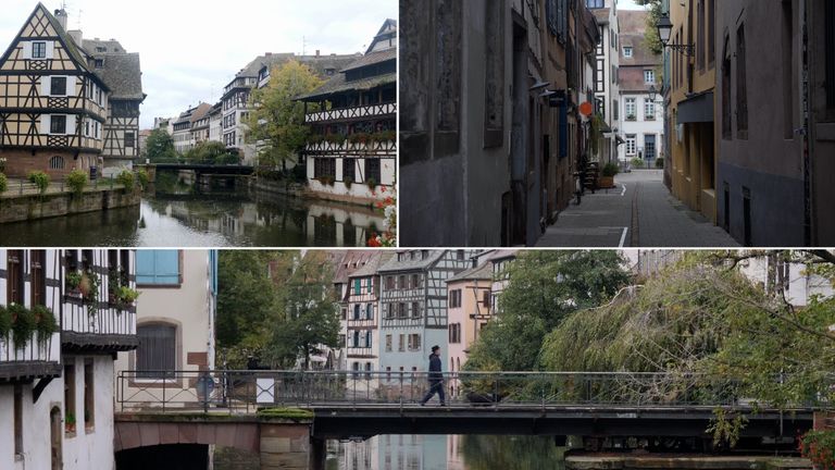 Strasbourg, France. Pic: Sky News 